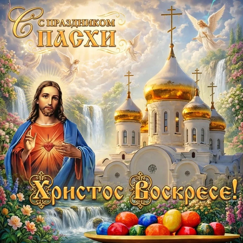 Христос Воскрес! Светлой Пасхи, добра, мира и душевного тепла вам и вашей семье.