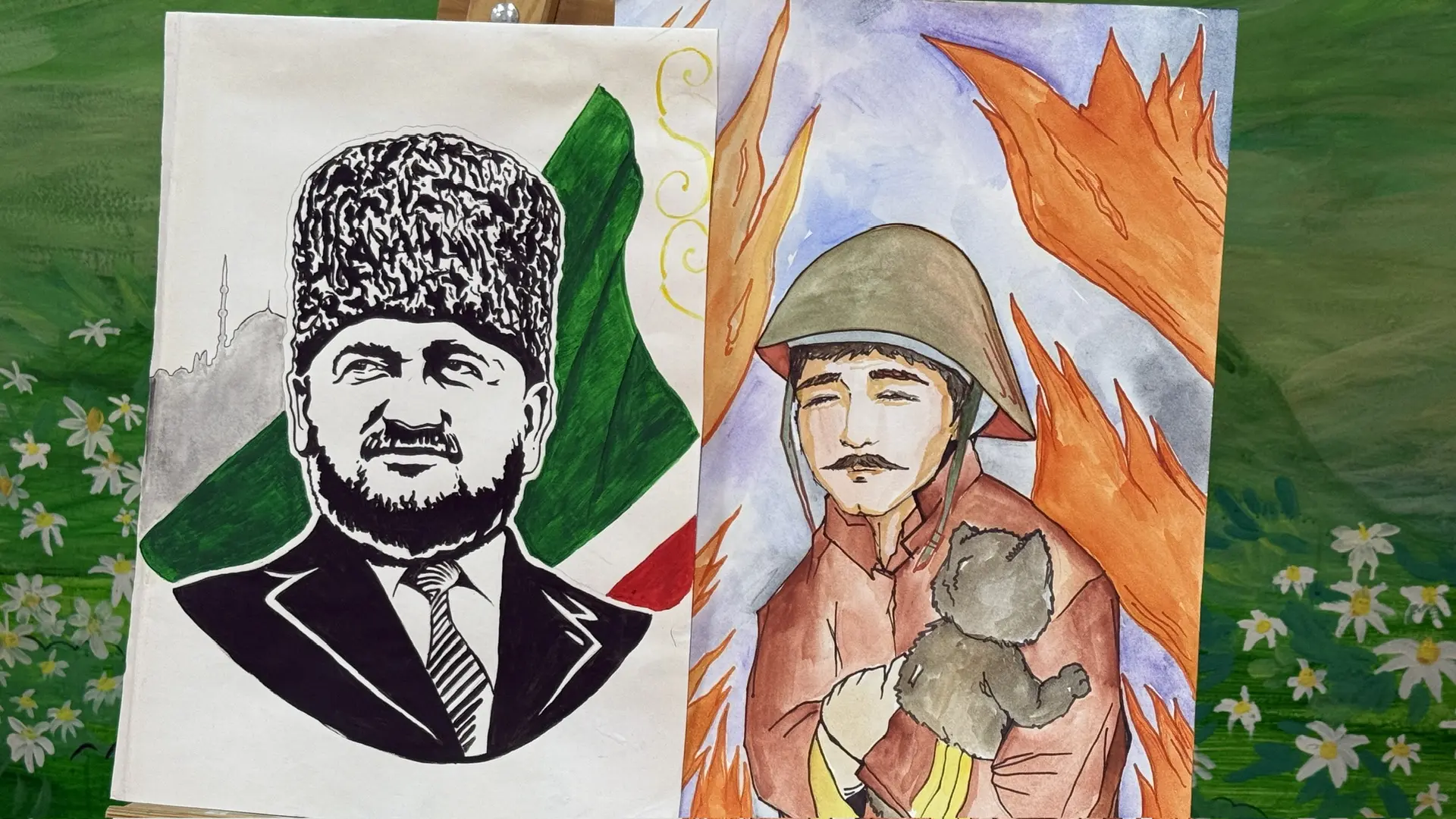 Сегодня, 9 декабря, в Детско-юношеском центре прошла тематическая выставка, посвящённая Дню Героев О