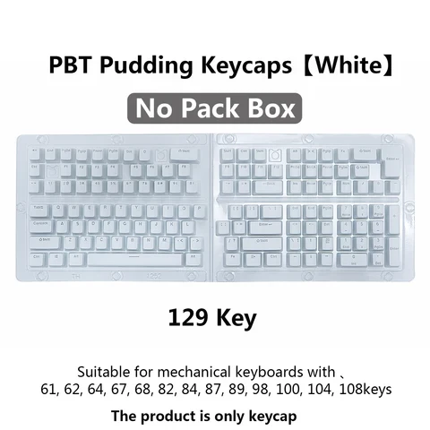 Колпачки PBT 129 клавиш OEM профиль MX