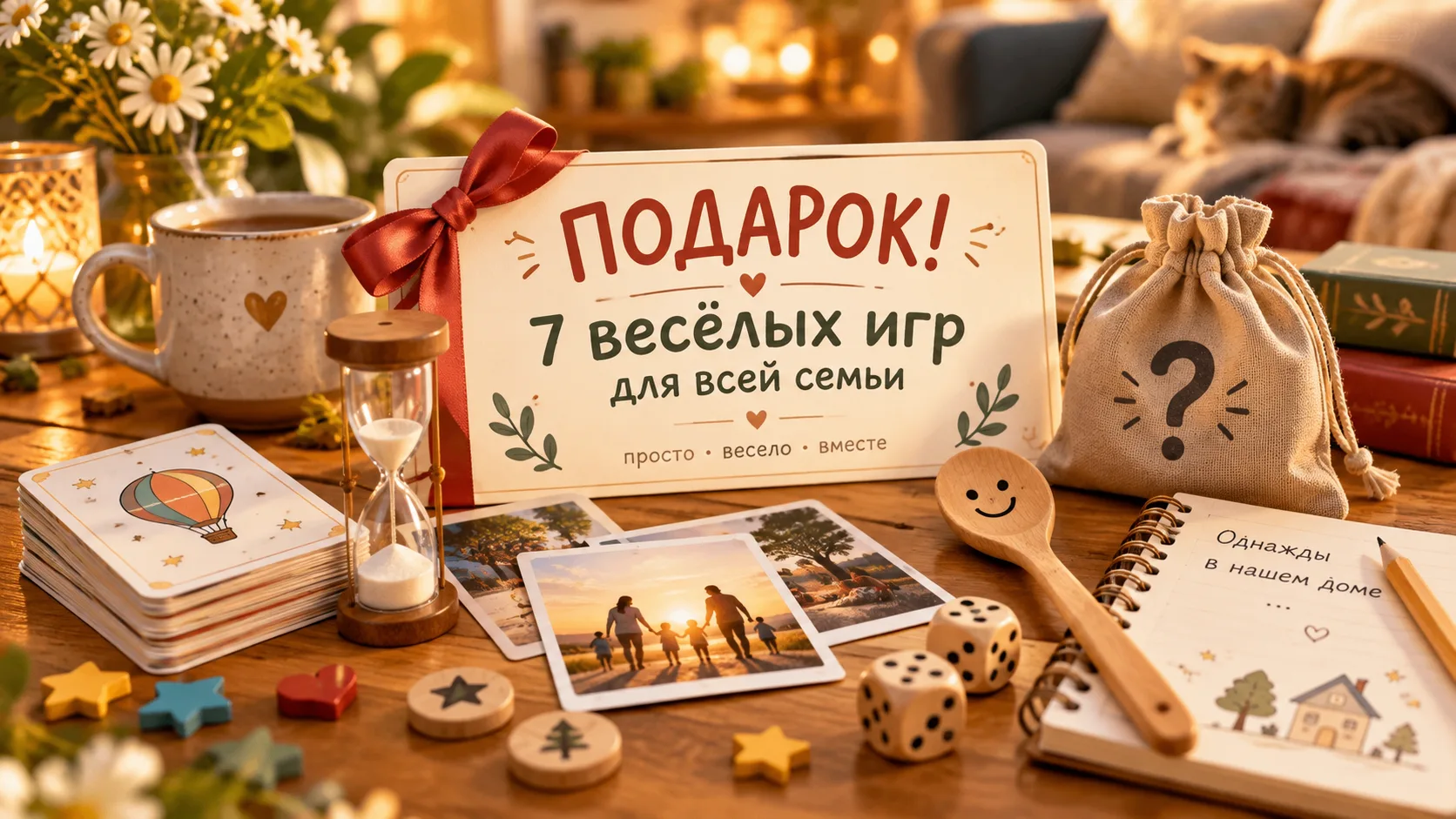 🎁 ПОДАРОК! 7 ВЕСЁЛЫХ ИГР ДЛЯ ВСЕЙ СЕМЬИ