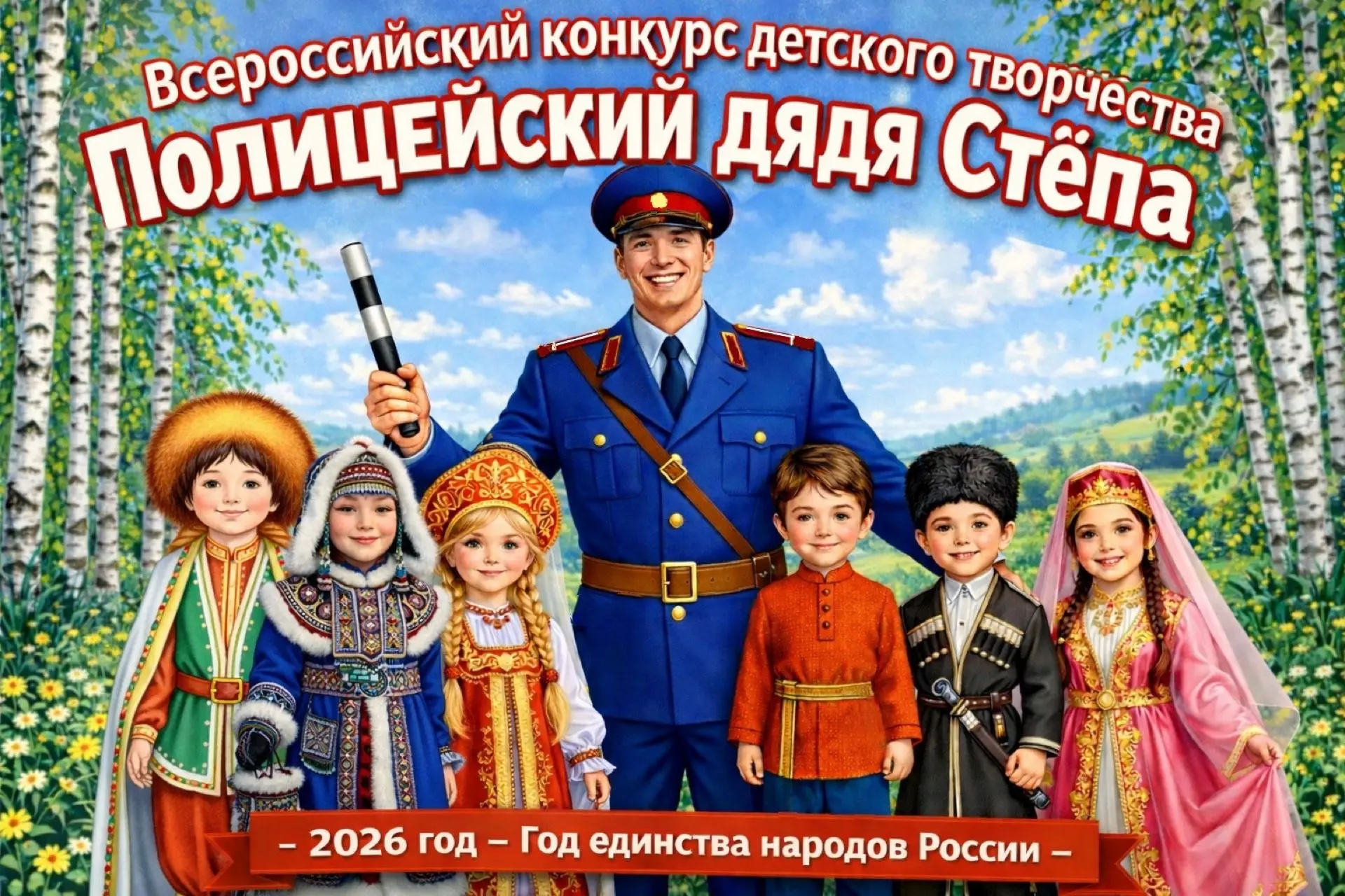 🖼Всероссийский конкурс детского творчества «Полицейский Дядя Стёпа – 2026»