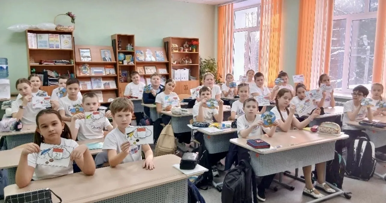 💌Письмо Герою🎖  💥Сегодня наших орлят-четвероклассников с классным руководителем Ольгой Анатольевной 