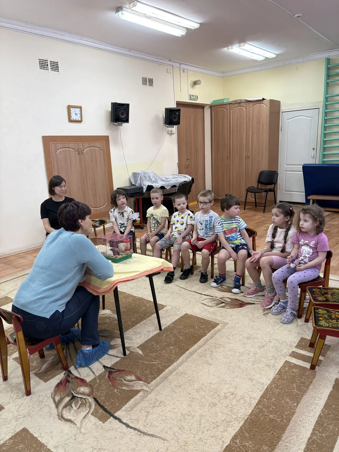 Сегодня к нам в детский сад приходила «Экосфера» с монгольской песчанкой 🐭 Дети узнали...