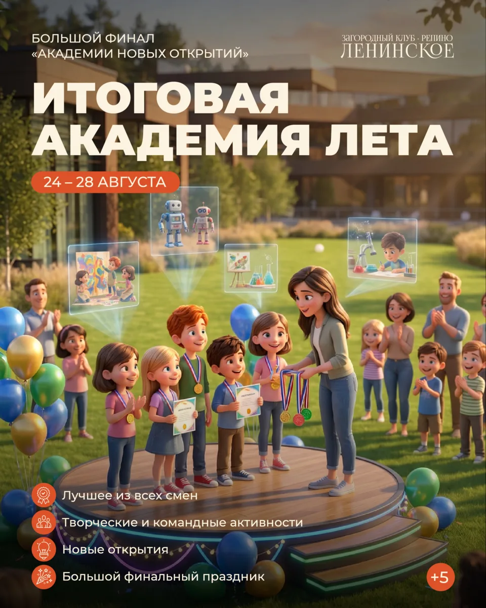 Лето подходит к финалу — и мы хотим завершить его по-особенному ☀️