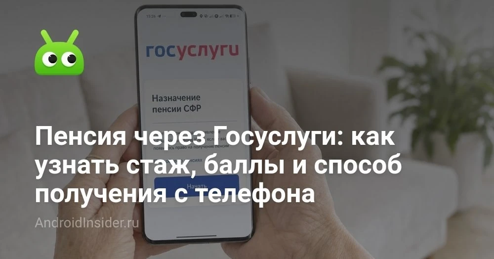 Как узнать свой стаж, баллы и будущую пенсию через Госуслуги в 2026 году