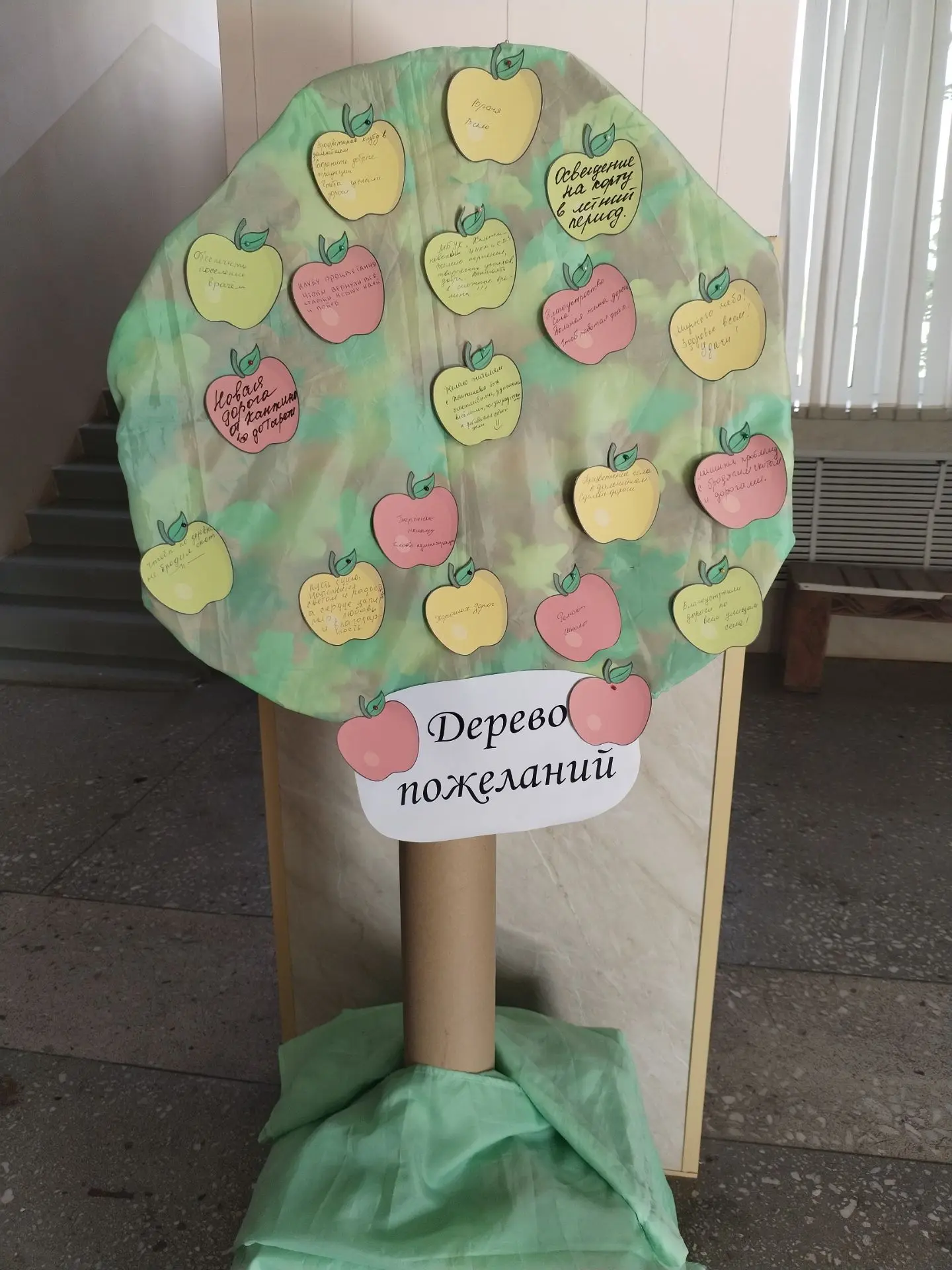 В рамках празднования Яблочного Спаса состоялась душевная акция «Дерево пожеланий». Взр...