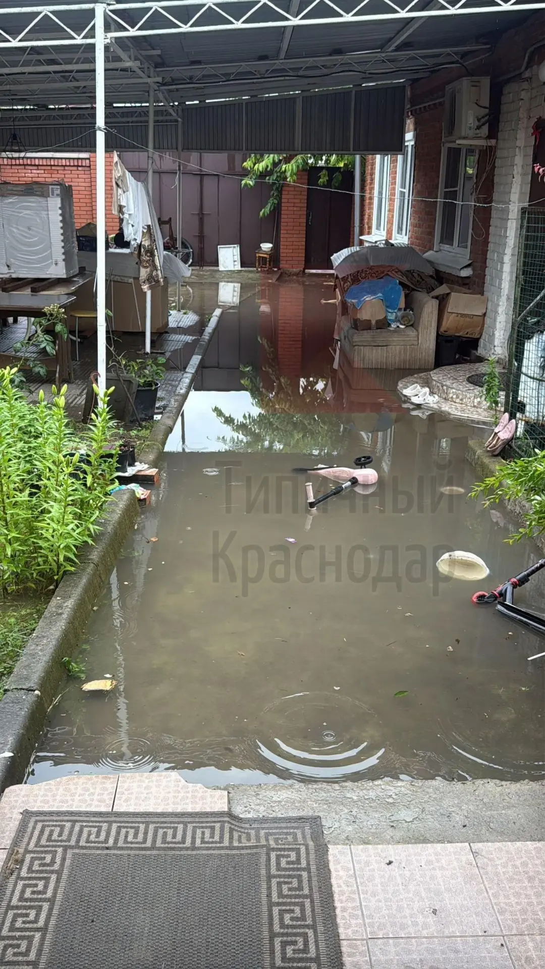Отказали в откачке воды с частного участка после трёх дней подтоплений в Краснодаре

Читатель, живущ
