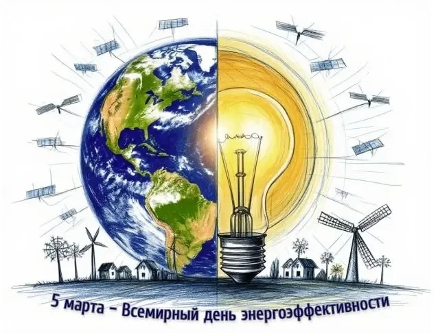 ♻️ 5 марта – Всемирный день энергоэффективности.

Эта дата учреждена для привлечения внимания мирово
