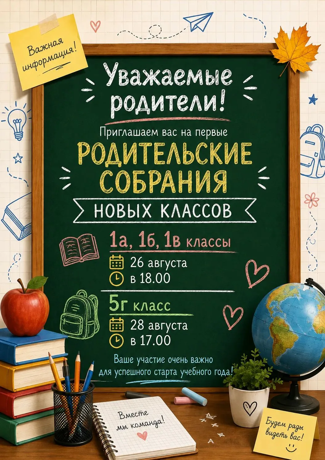 🤗Уважаемые родители!