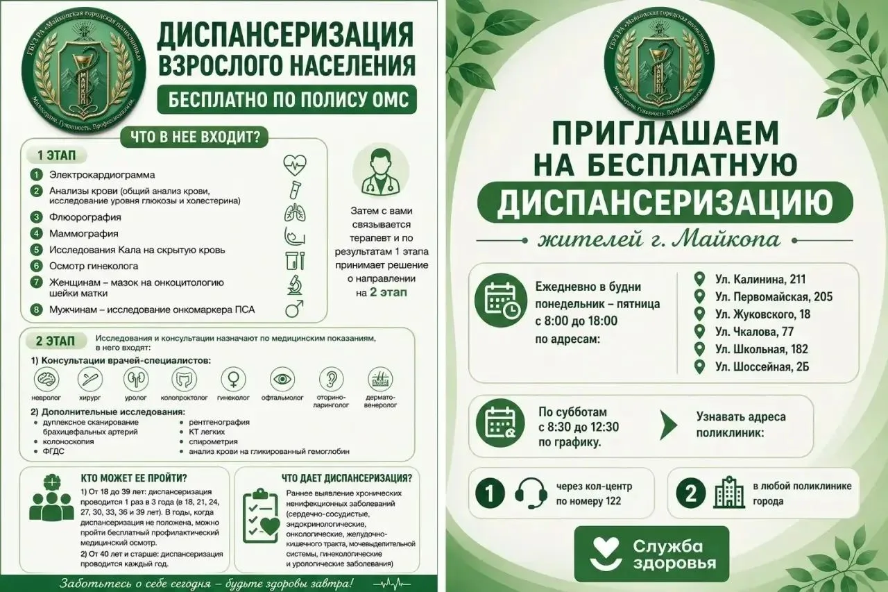 Регулярные медицинские обследования — диспансеризация — являются эффективным инструмент...