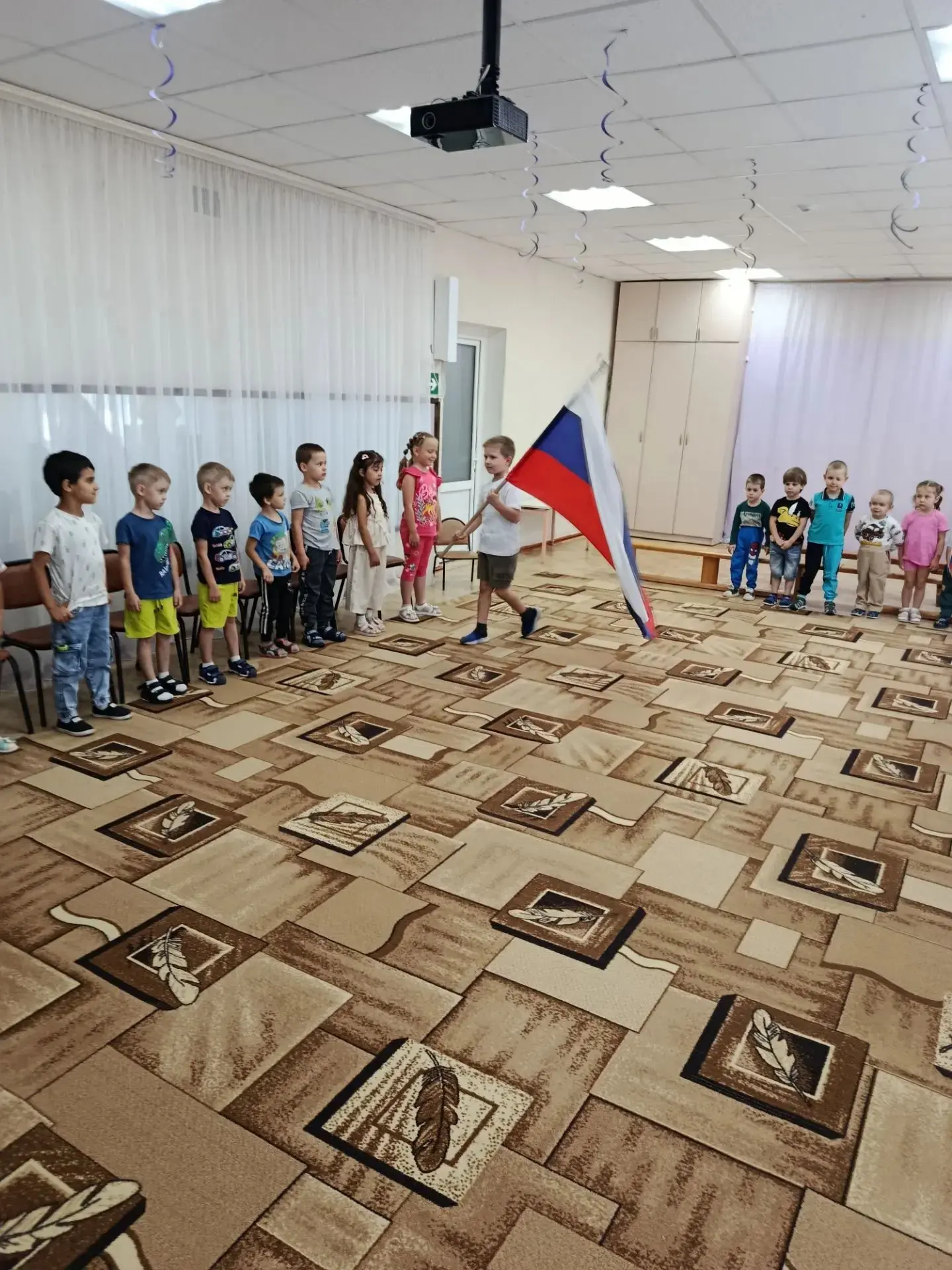 Сегодня в детском саду  прошло торжественное и тематическое мероприятие, посвященное Дн...