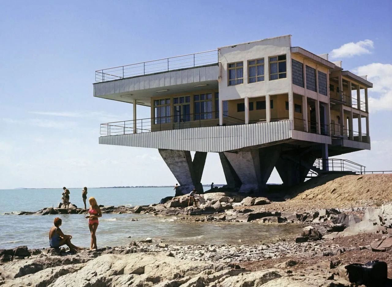 Гостиница «Зеленый мыс» на озере Балхаш в Казахстане, 1973