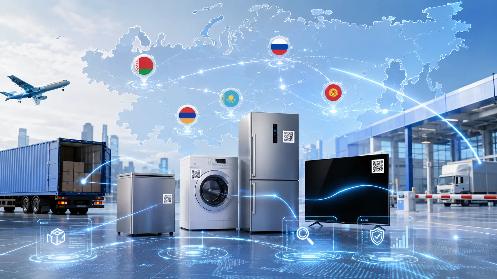 ⚡️В ЕАЭС запускают постоянную прослеживаемость иностранных товаров