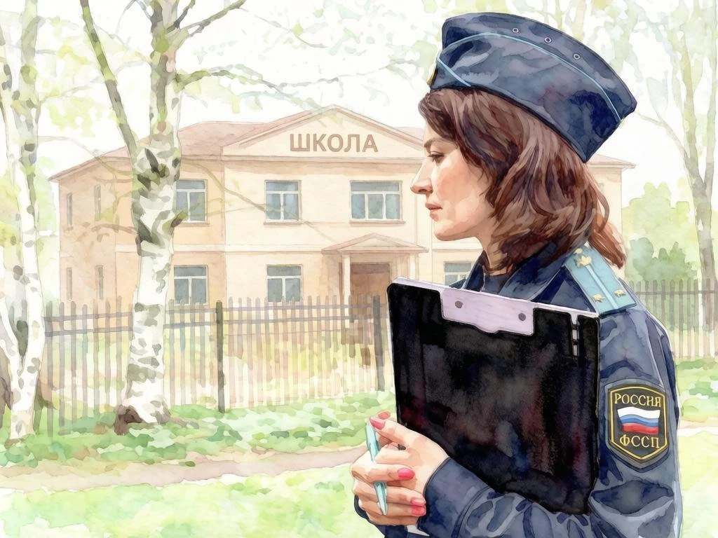 Судебные приставы обеспечили готовность школы к учебному году