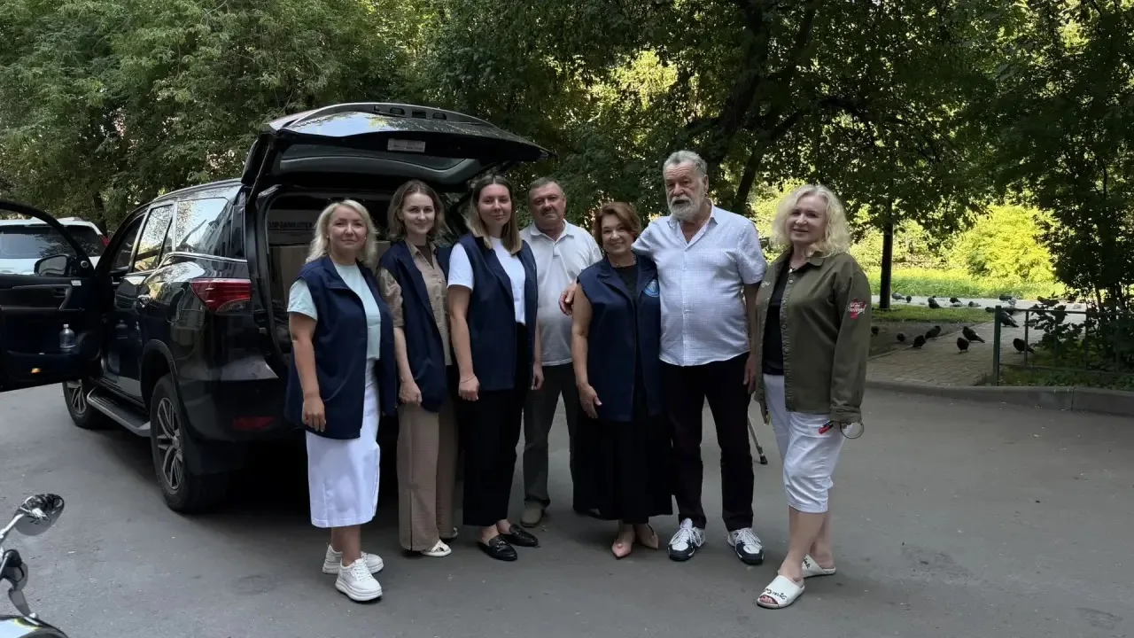 🇷🇺Передача очередной партии гуманитарной помощи в зону СВО состоялась в региональном ...