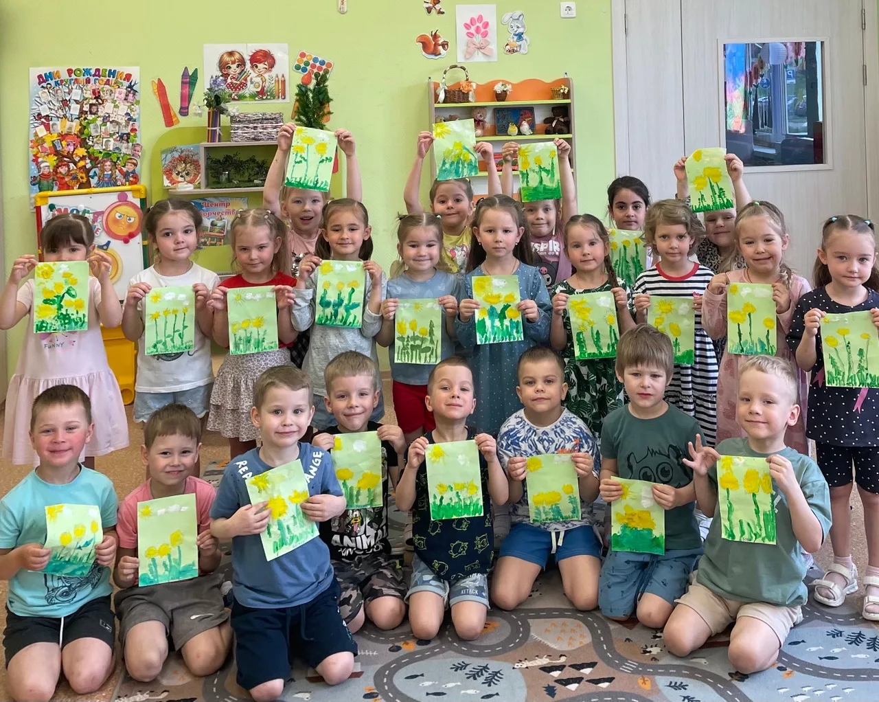 День одуванчика отметили и в группе «Крабики»! 🦀🌼