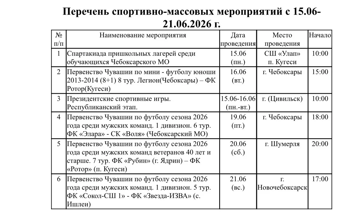 Спортивная неделя приглашает 💪