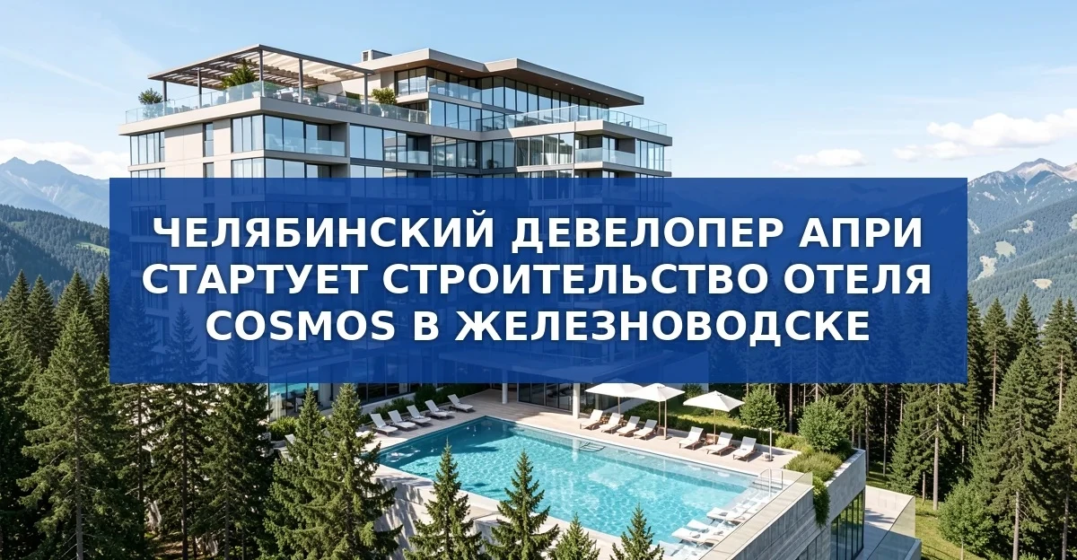 Челябинский девелопер «АПРИ» получил разрешение на строительство отеля Cosmos в Железно...