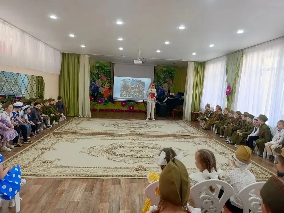 В МАДОУ №7 «Сказка» ТОРЖЕСТВЕННО ПРОШЛО ПРАЗДНОВАНИЕ ДНЯ ПОБЕДЫ 9 МАЯ.