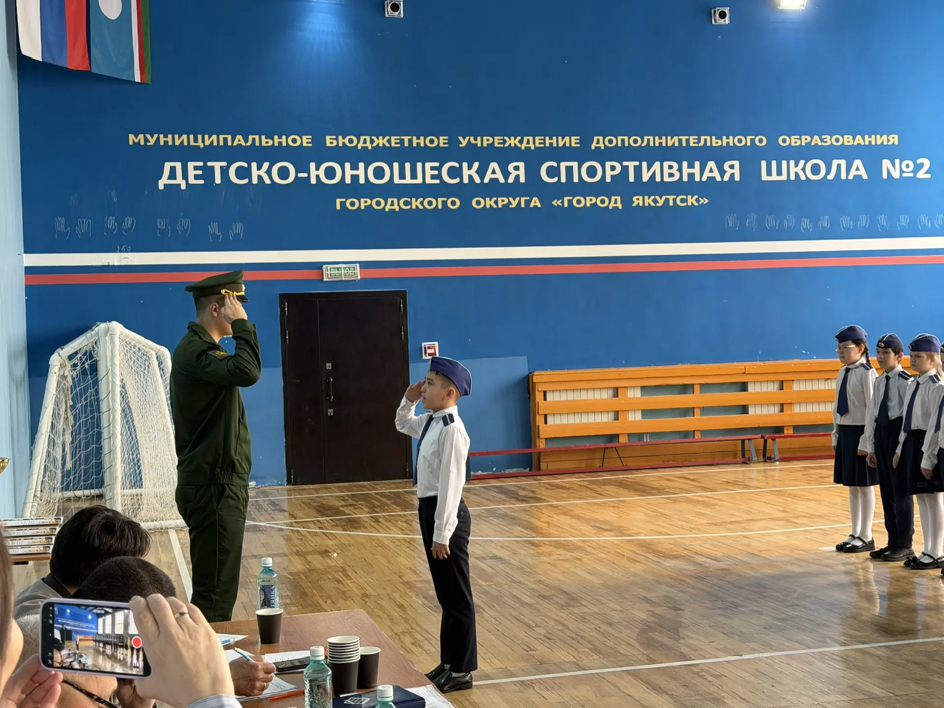📝 27 февраля в ДЮСШ № 2 прошел окружной смотр строя и песни среди обучающихся муниципальных общеобра