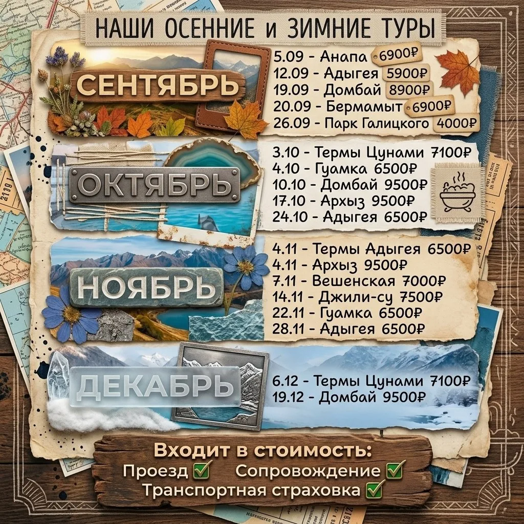 Осень — это не время сидеть дома! 🍁🌲

Когда листья падают с деревьев, а воздух наполняется прохлад