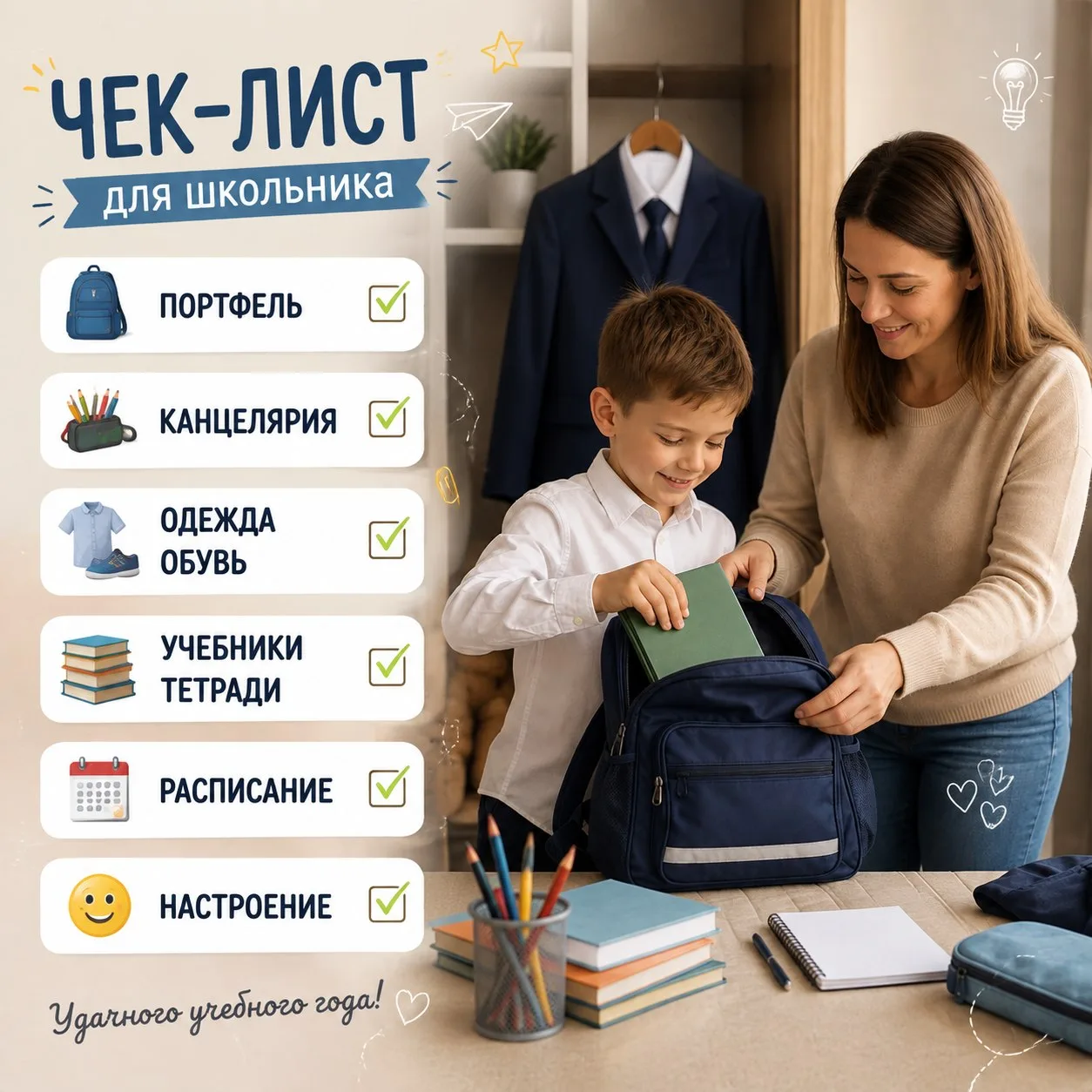 Последний день перед стартом: как собрать ребёнка в школу