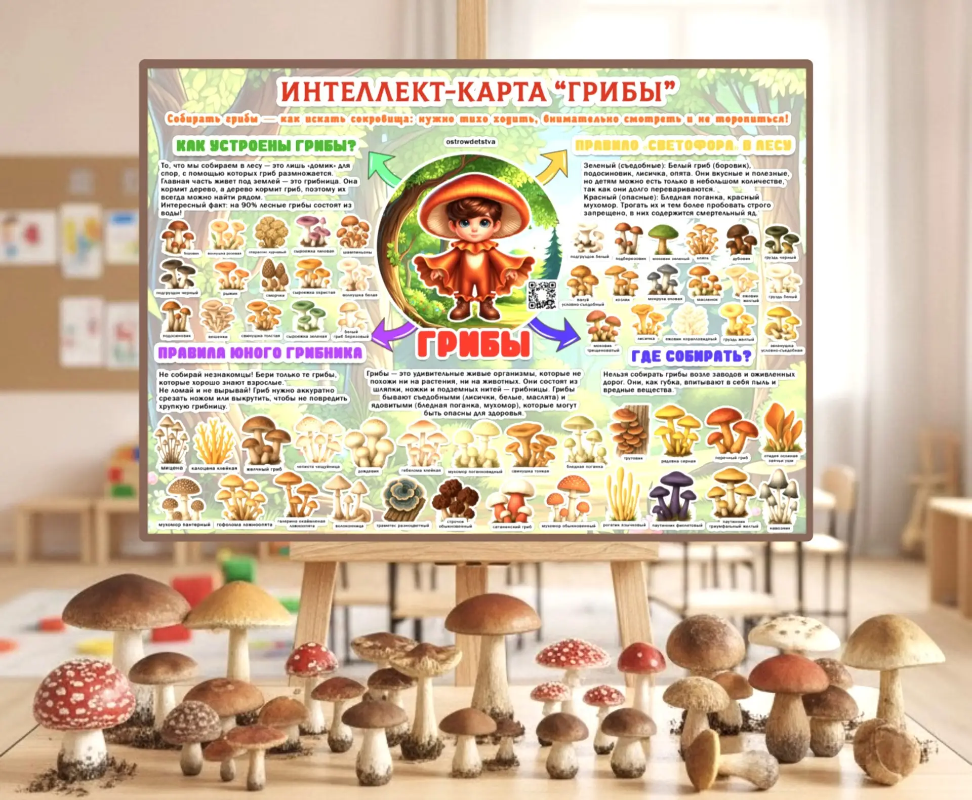 Грибы 🔽