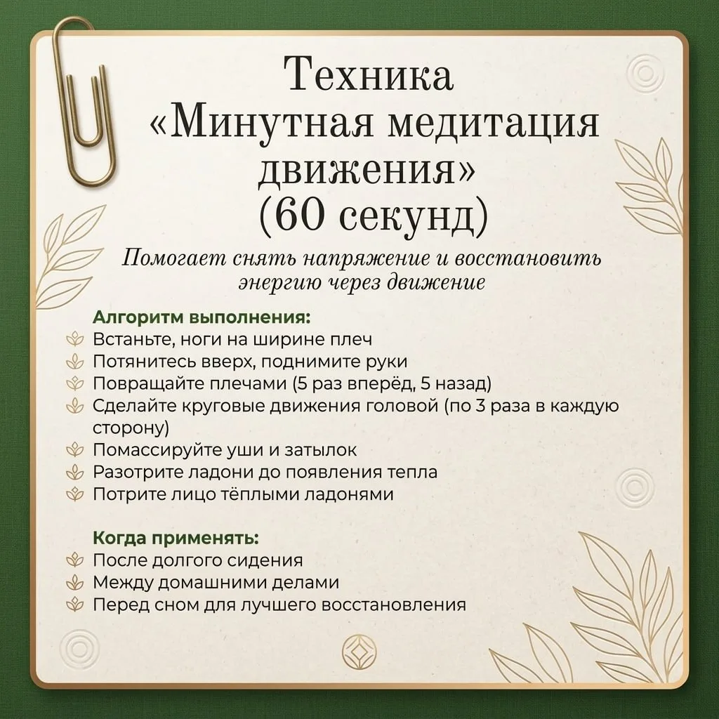 🔋 Где брать силы?