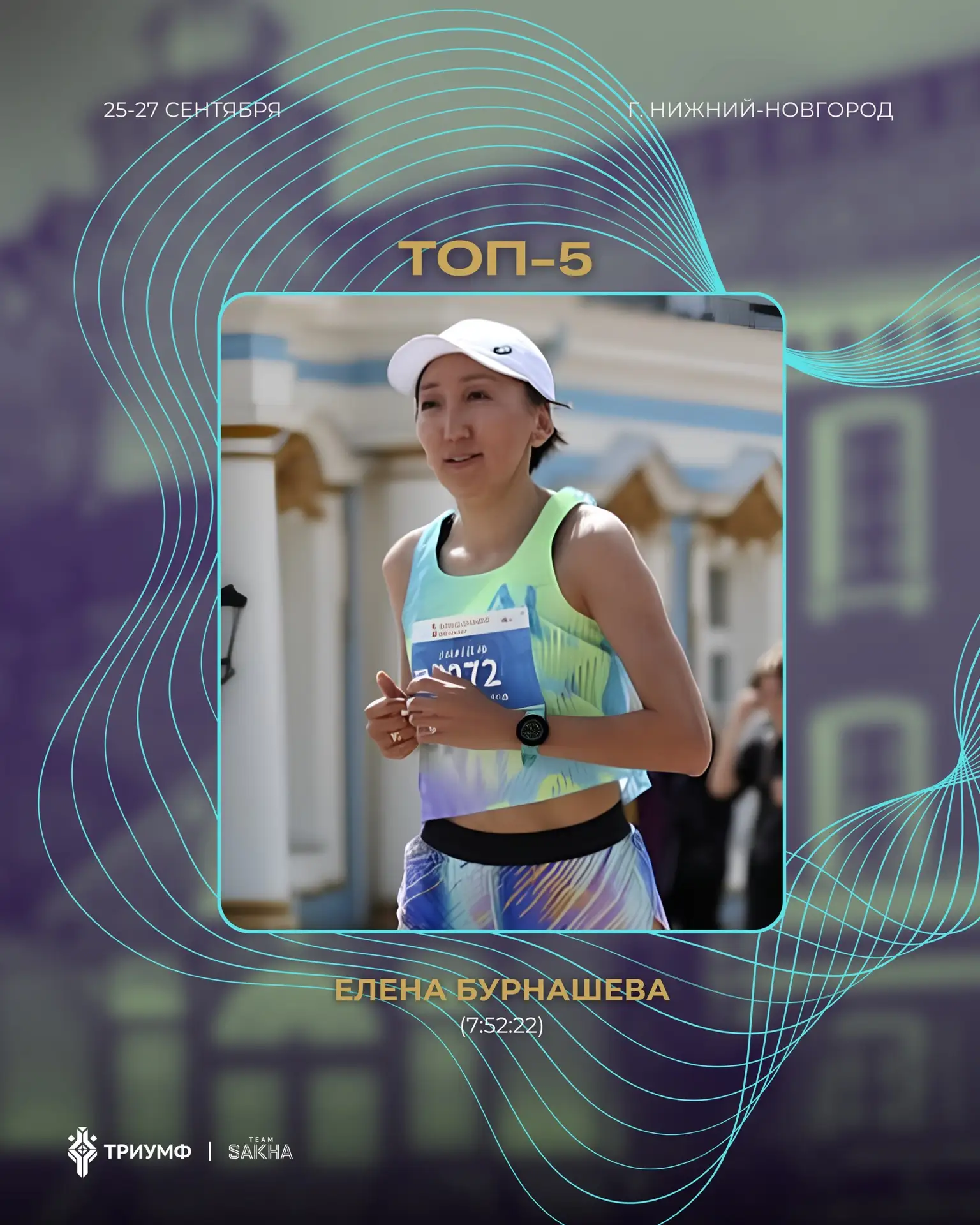 Елена Бурнашева — в ТОП-5 сильнейших на чемпионате России по бегу на 100 км 🇷🇺💪