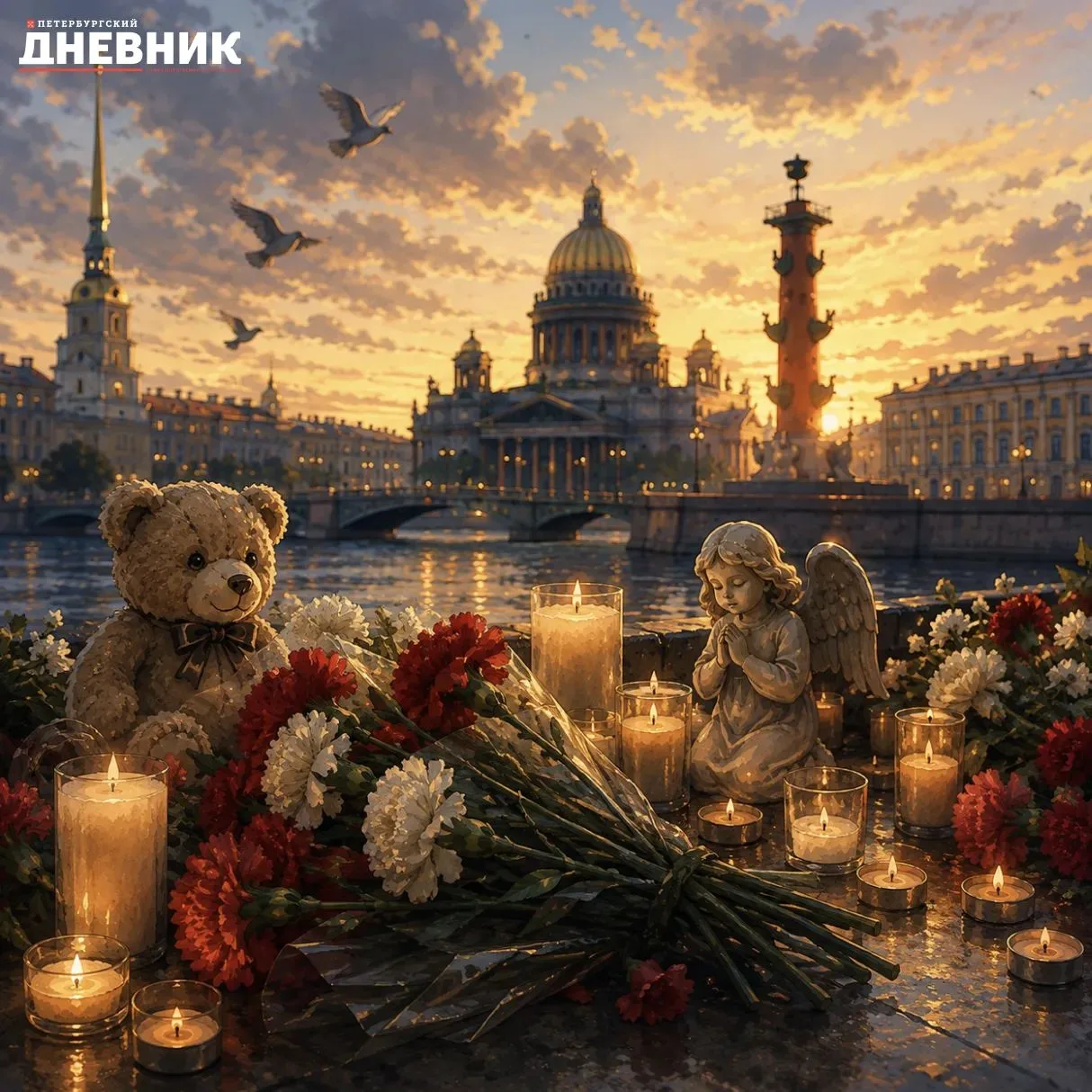 🕯️ В Петербурге вспоминают жертв террористических актов