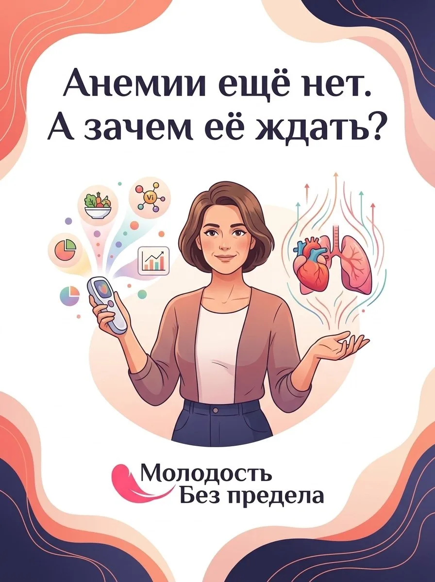 Анемии ещё нет. А зачем её ждать?