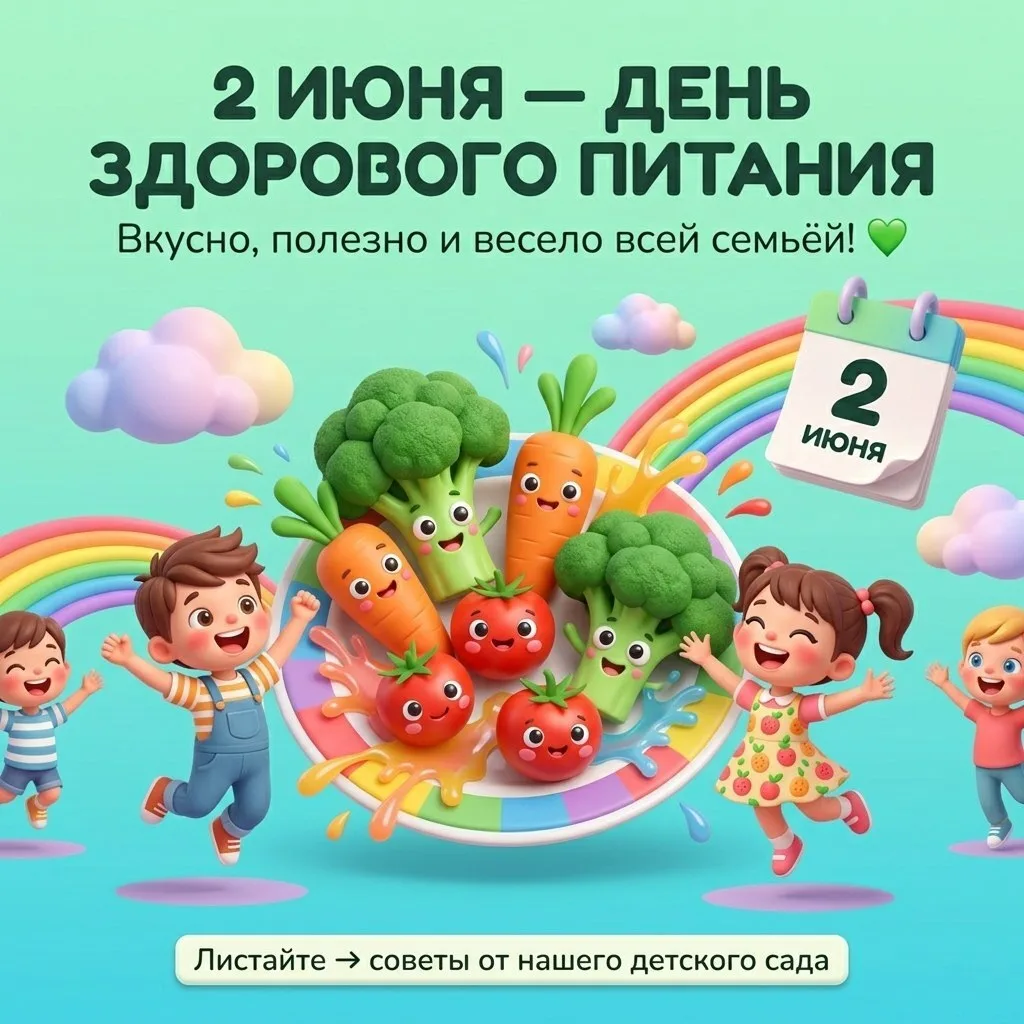 2 июня — День здорового питания.
