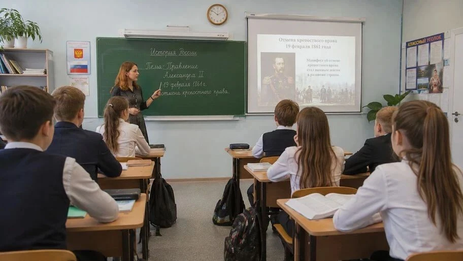 Школьное телевидение появится во всех российских школах с 2027 года, сообщил министр пр...