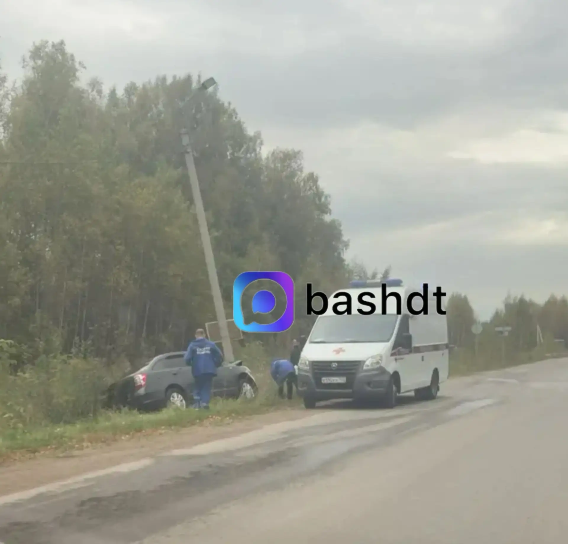 Иглино авария со столбом
