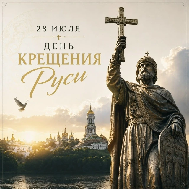 ⛪️✨ 28 июля в России отмечают День Крещения Руси.

Внук княгини Ольги сначала был язычником и даже у