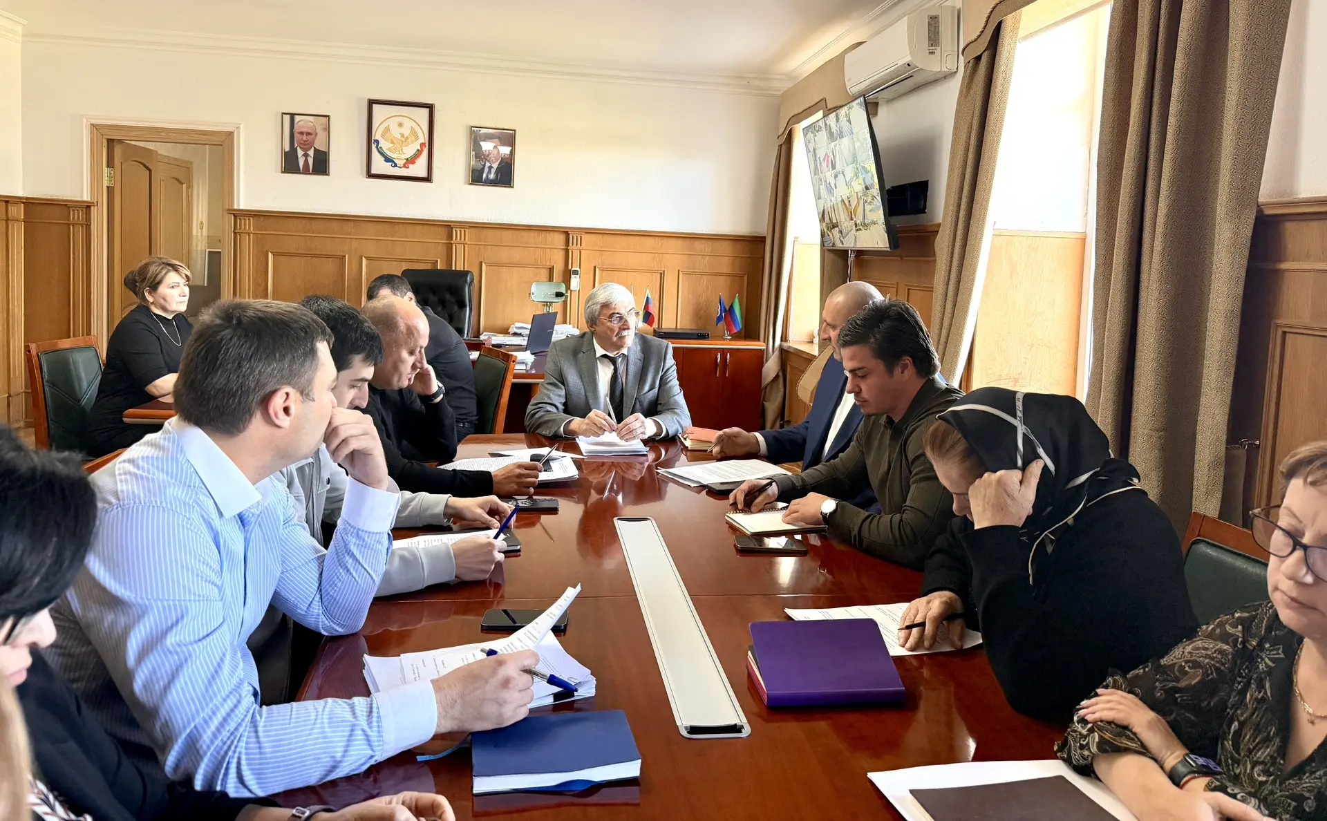 📃В администрации Новолакского района подвели промежуточные итоги и наметили новые задачи