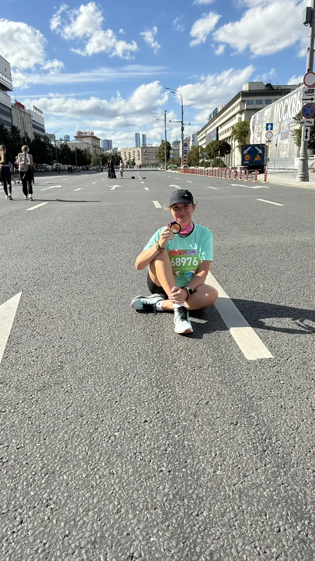 Вчера был мой первый забег и первая медаль! 🏅