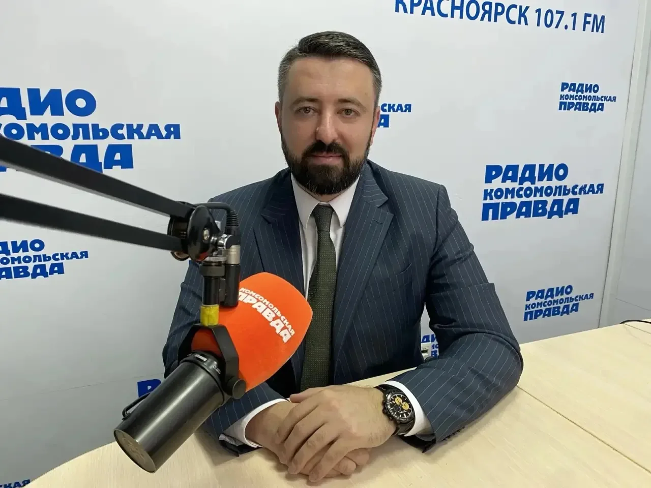 📢 В прямом эфире радио «Комсомольская правда» руководитель агентства развития МСП Крас...