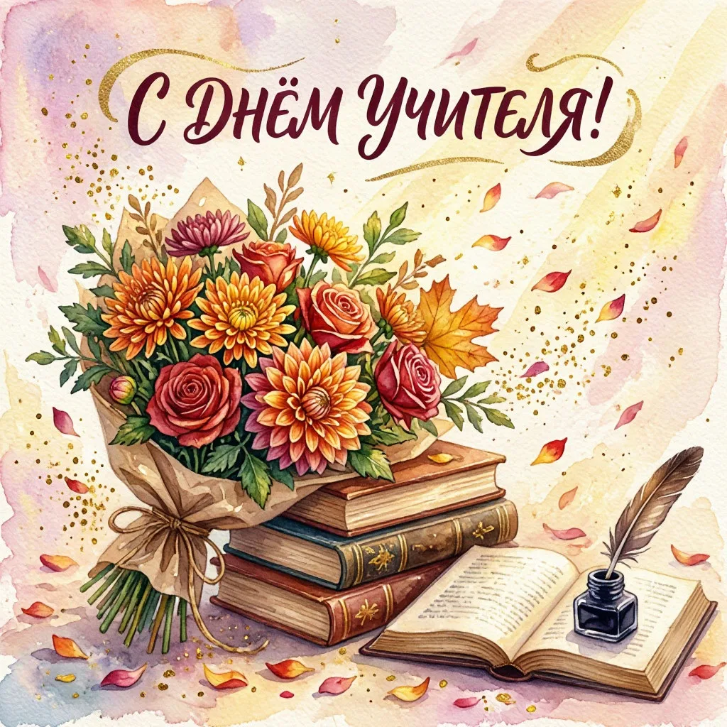 Сегодня же День Учителя ! 👩‍🏫