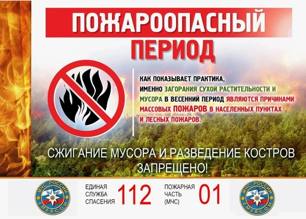 Администрация Юловского сельского поселения предупреждает население о сохранении на тер...