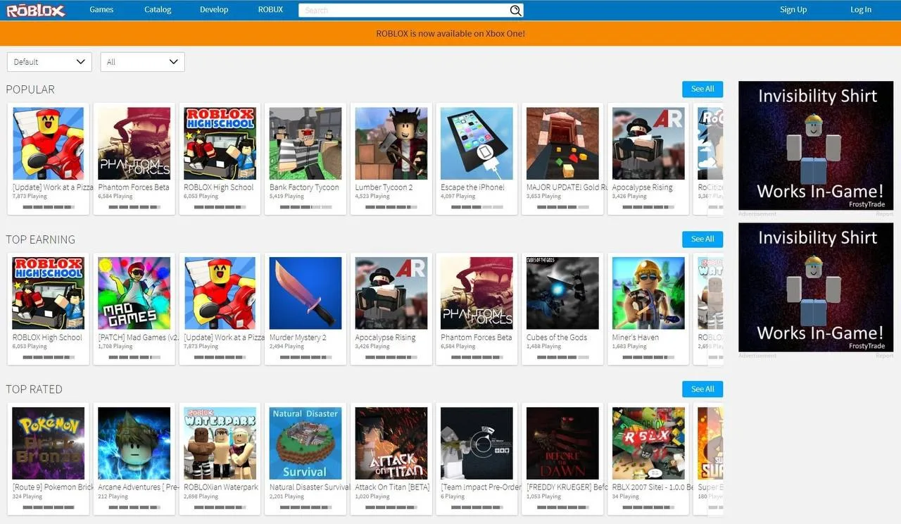 😳 Roblox вернёт старый сайт!