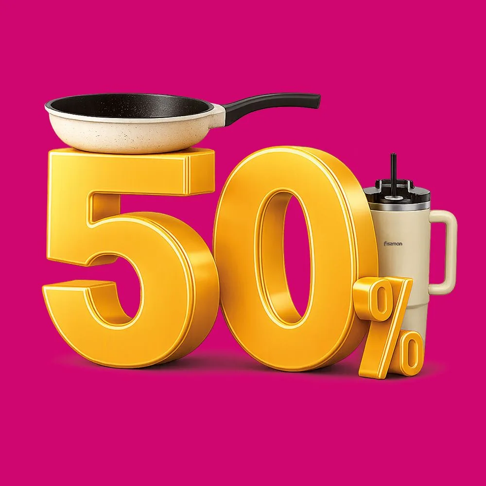 50% на второй товар в Fissman*!