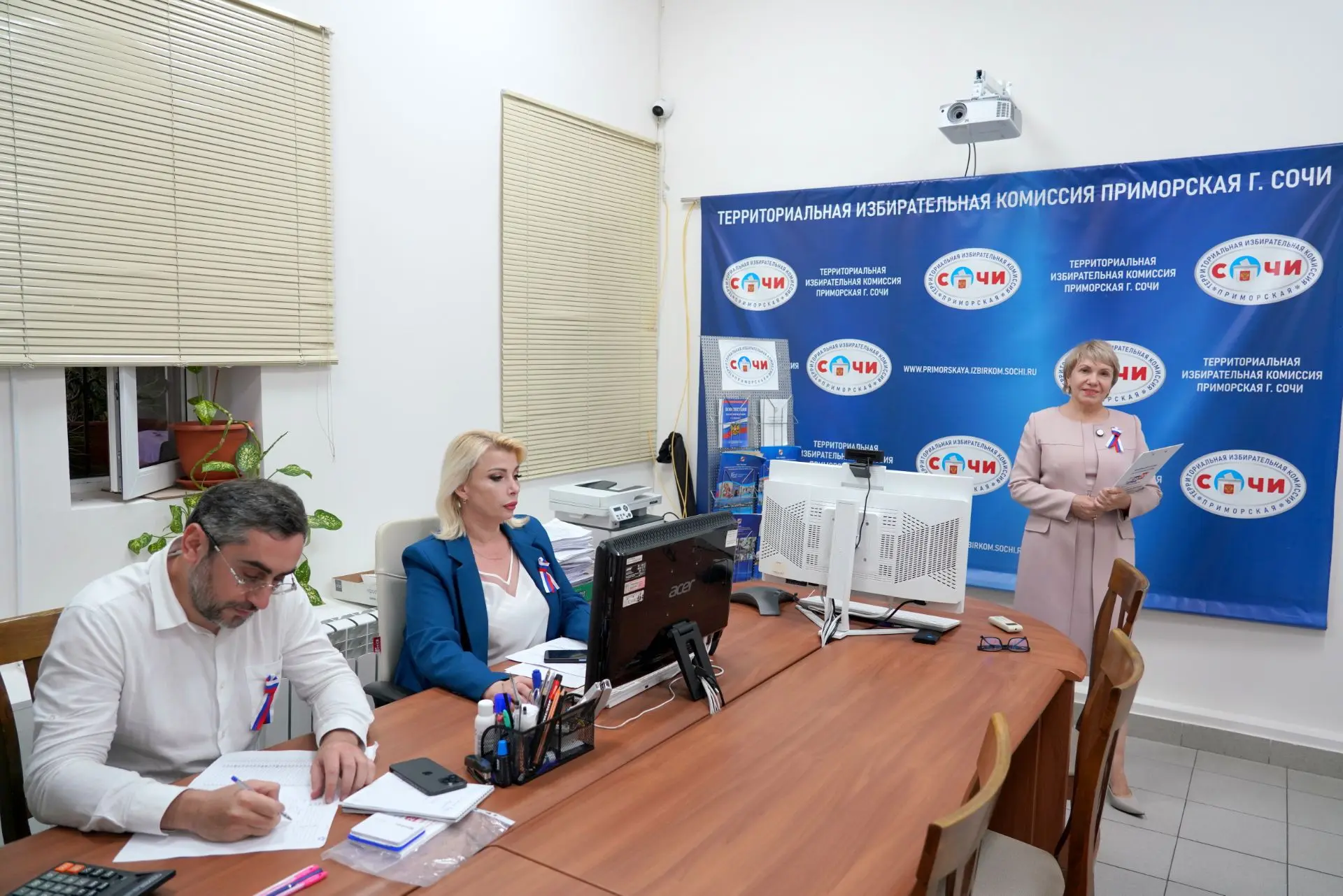 В Сочи подведены предварительные итоги выборов депутатов Государственной Думы РФ 9-го с...