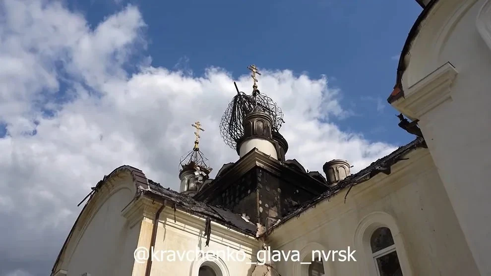 В Новороссийске после атаки БПЛА повреждены кровля и купола храма Спиридона Тримифунтского
