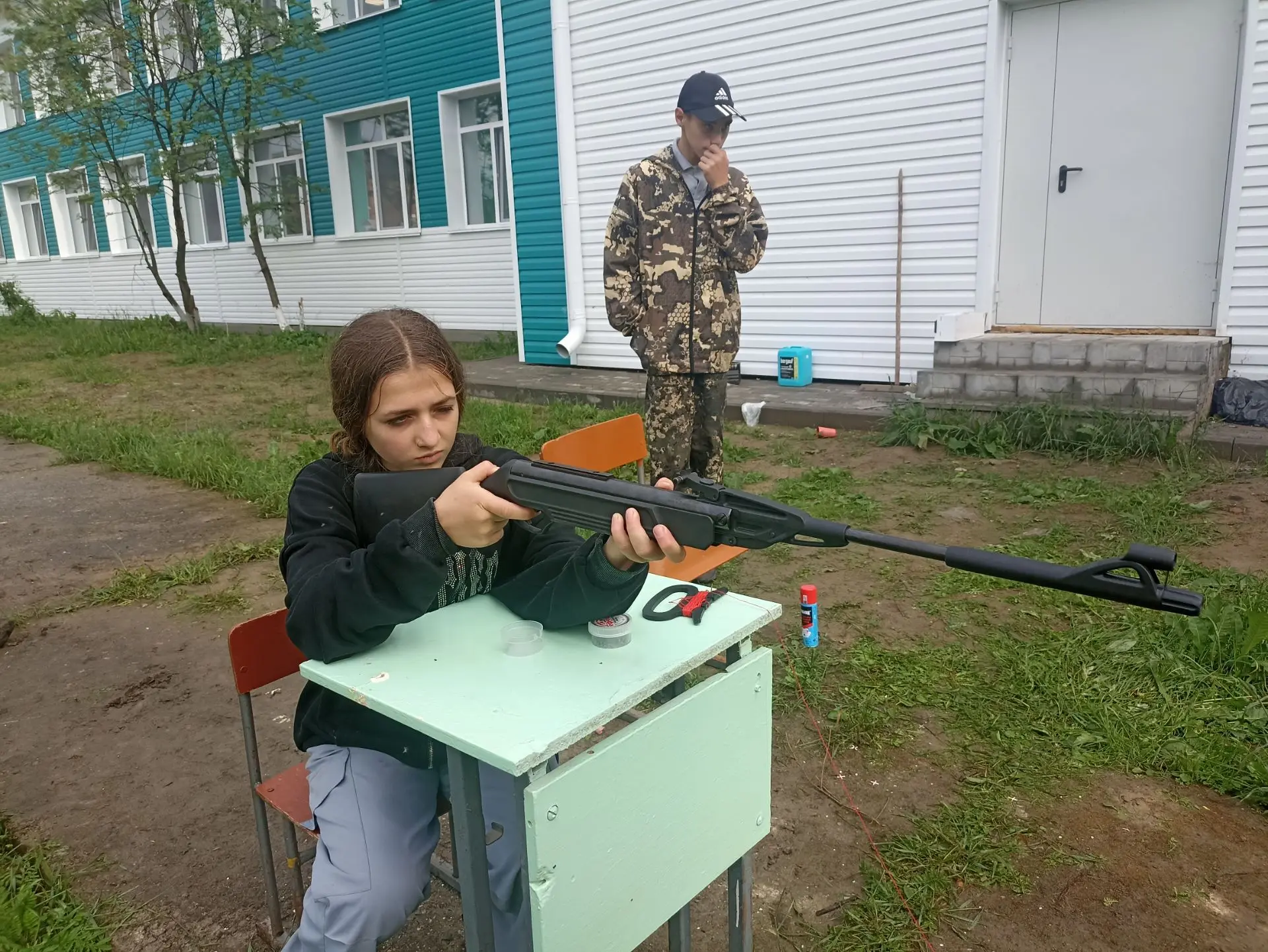 Финальные стрельбы из пневматической винтовки