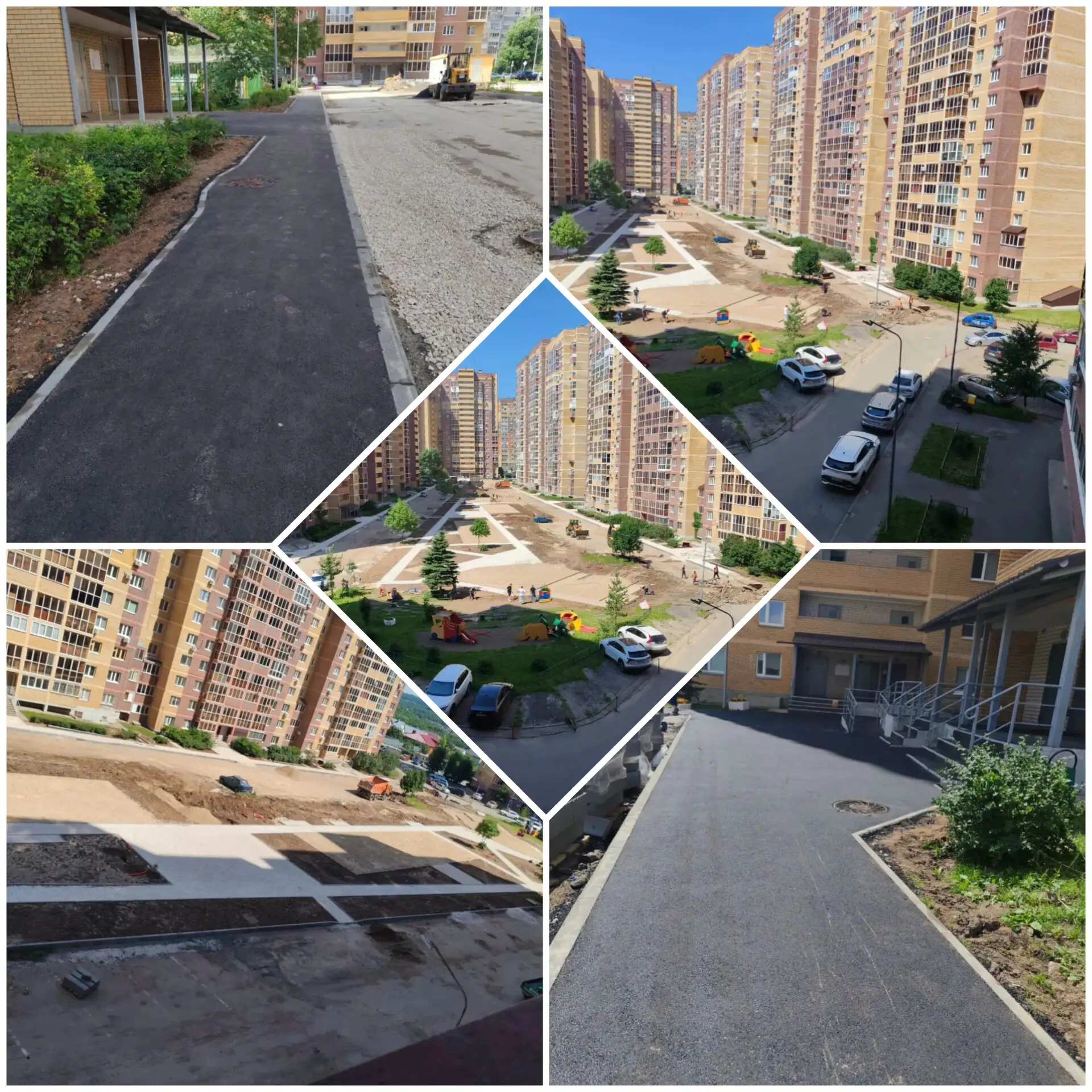 Работы по программе «Наш двор».
📍ул.Тыныч, д.1, д.3
📍ул.Новоселья, д.4, д.6
📍ул.Крутая, д.2