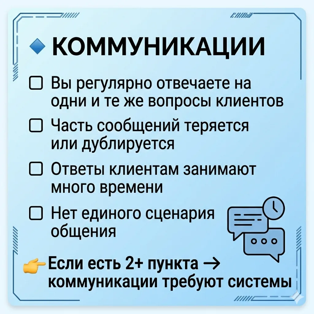Небольшой чек-лист.