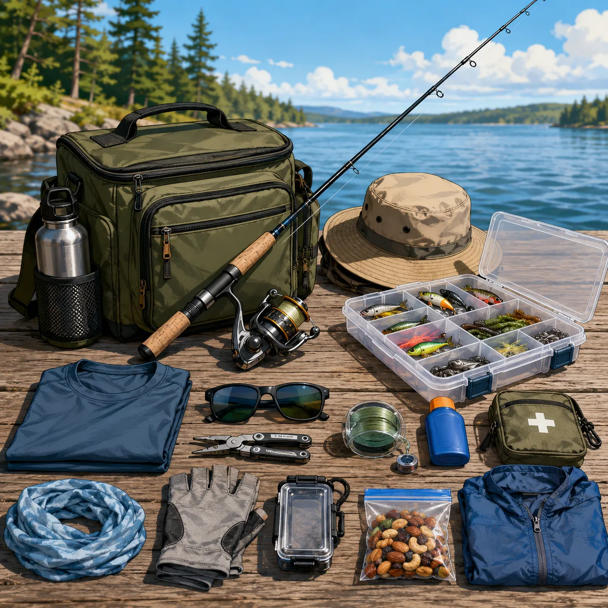 🎣 Что взять на короткую рыбалку