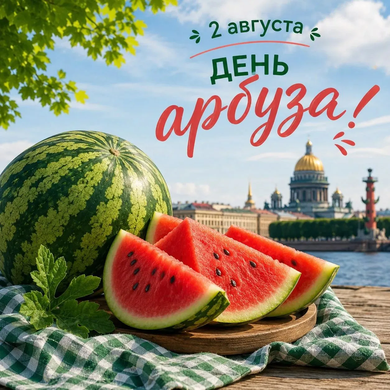 🍉 Сегодня отмечают Всемирный день арбуза

2 августа любители сладкой ягоды отмечают Всемирный день 