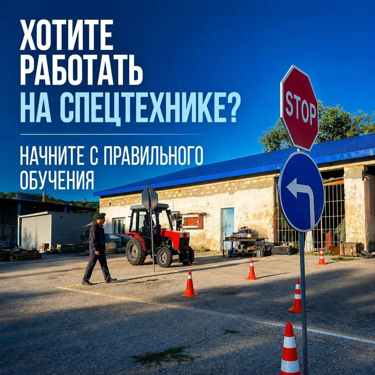 🚜 Получите права на самоходную технику с комфортом и уверенностью!